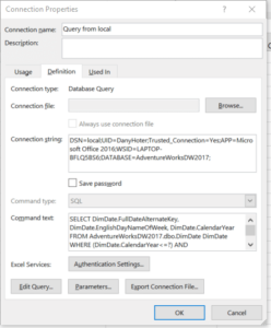 Running an SQL Query with Parameters - Datarails