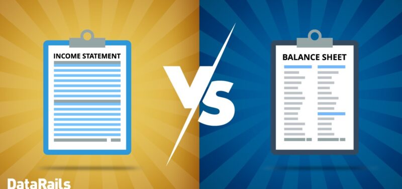 balance sheet vs income statement