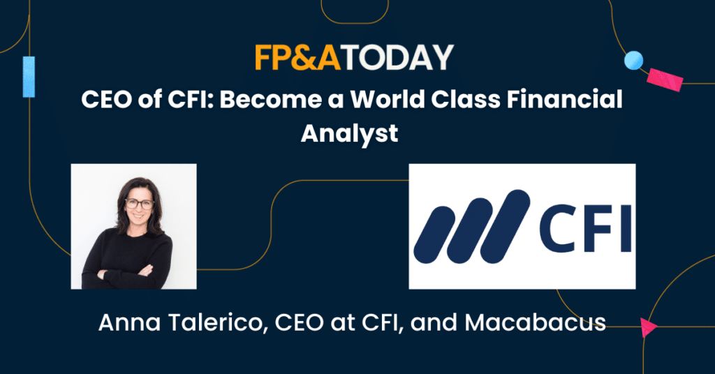 CEO of Corporate Finance Institute: Become a world class financial analyst 