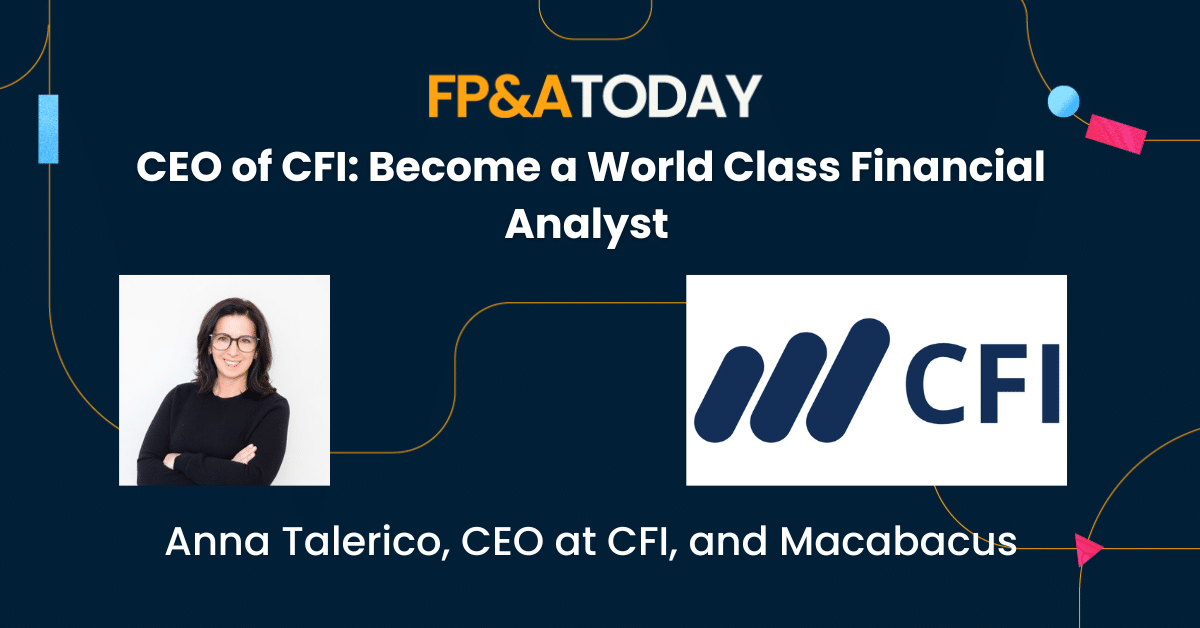 CEO of Corporate Finance Institute: Become a world class financial analyst
