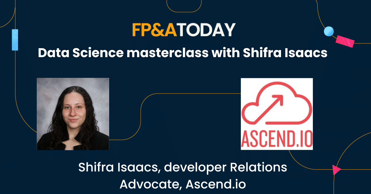 Data Science masterclass with Shifra Isaacs