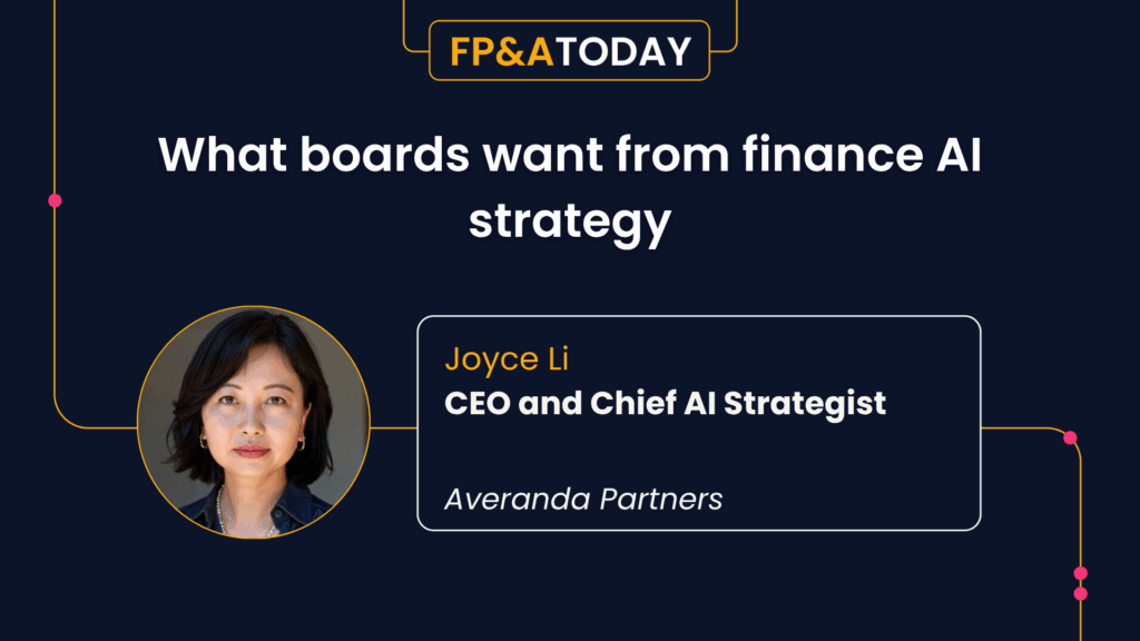 Developing Taste: Joyce Li on AI Literacy, Board Governance, and Why the Pilot-to-Production Gap Is a People Problem 