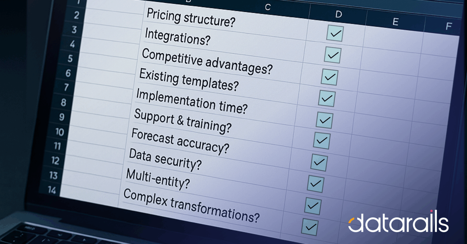 Datarails Cost, Capabilities & Other Common Questions