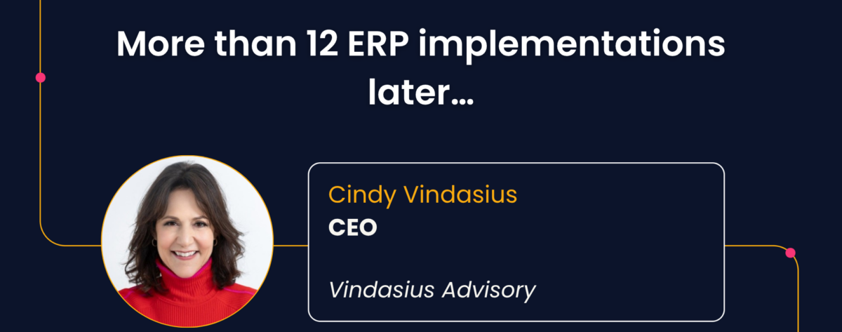 More Than 12 ERP Implementations Later: Cindy Vindasius on Why Systems Fail, What AI ERPs Actually Are, and How to Get Data-Ready