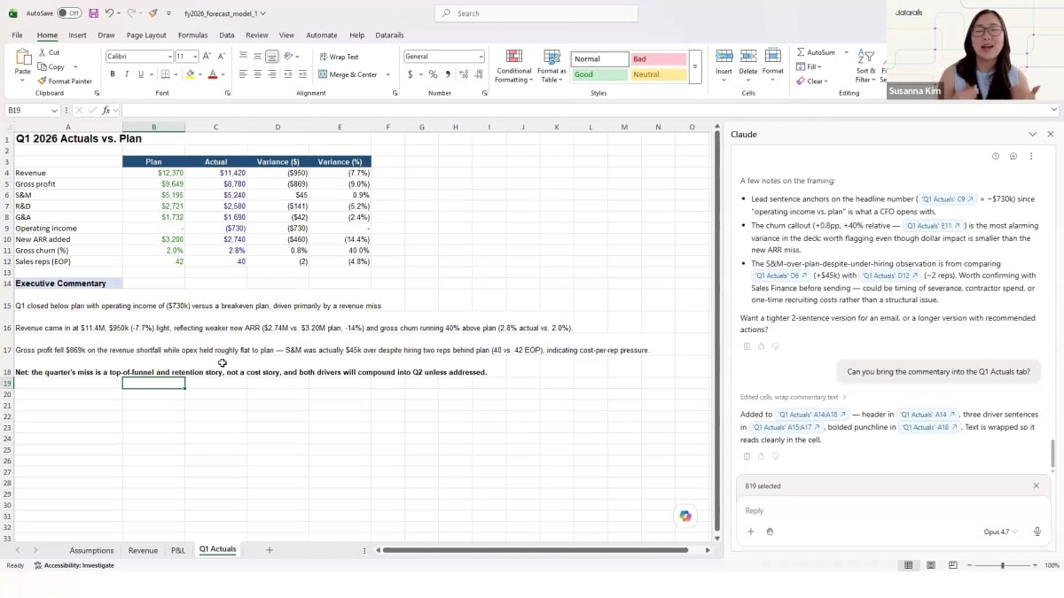 Always-on scenario analysis