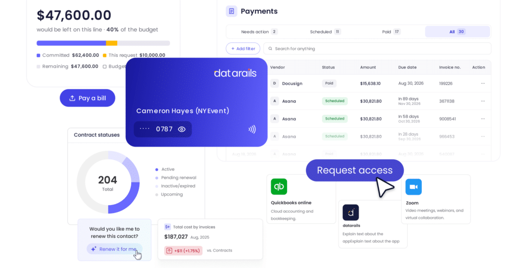 Datarails Spend: AI Spend Management Software That Starts With the Plan