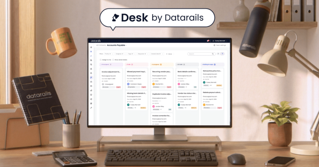 Datarails Desk: The Finance Ticketing System Built on Trusted Data