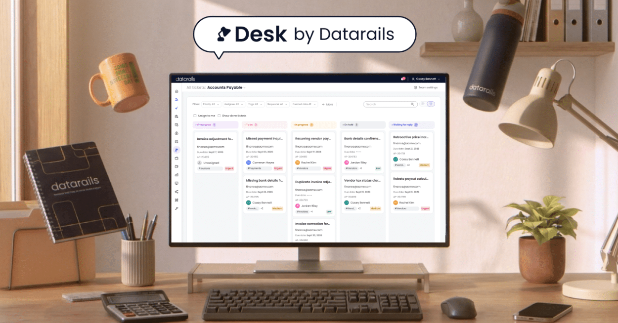Datarails Desk: The Finance Ticketing System Built on Trusted Data